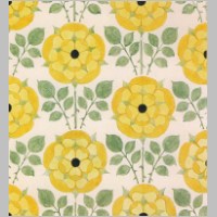 Textile design by C F A Voysey, produced in 1929..jpg